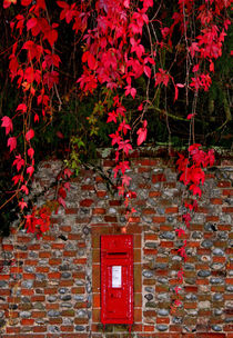 Autumn post box by camera-rustica