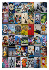 Graffiti Collage by James Menges