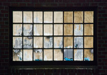 Window on brick wall by James Menges