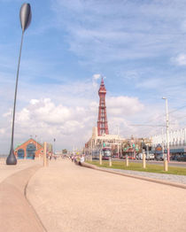 Blackpool Tower and Oar von Sarah Couzens