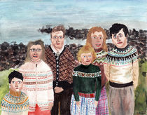 Norwegian Family by Angela Dalinger