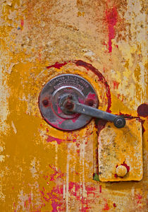 Details from petrol pump by camera-rustica