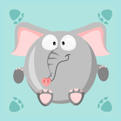 Kugeltier-elefant