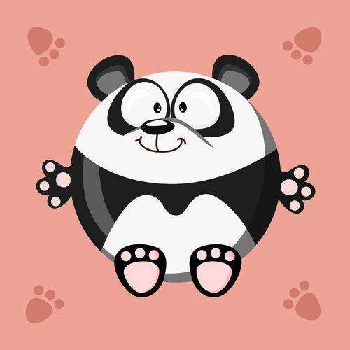 Kugeltier-panda