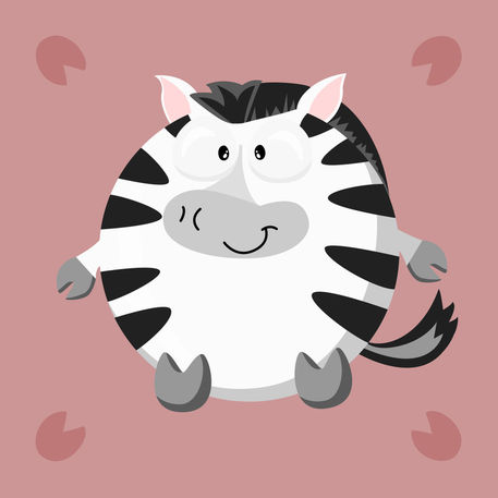 Kugeltier-zebra