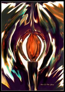 COPPER CANDLELITE ABSTRACT by Sherri nicholas