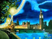 London - Parliament mit Big Ben von M.  Bleichner