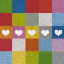 squares and hearts by thomasdesign