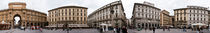 Panoramic view of Piazza della Repubblica in Florence by Héctor Castañón Guaza